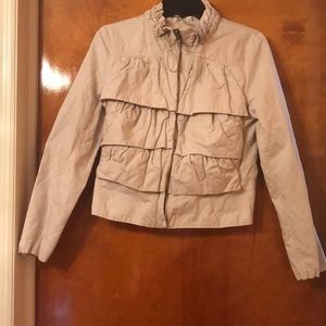 Kenneth Cole Tiered Ruffle Jacket